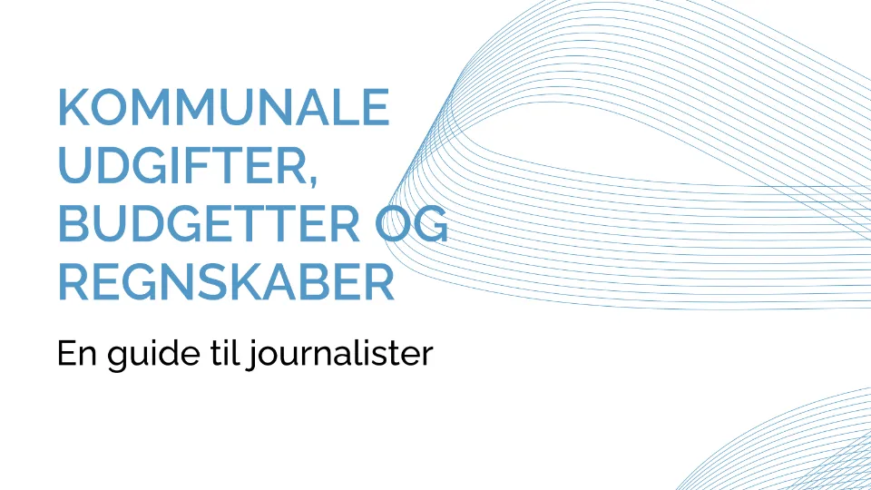 Kommunale udgifter, budgetter og regnskaber